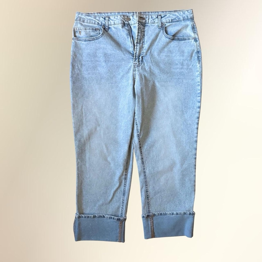Frye Cropped Straight Cuffed Jeans